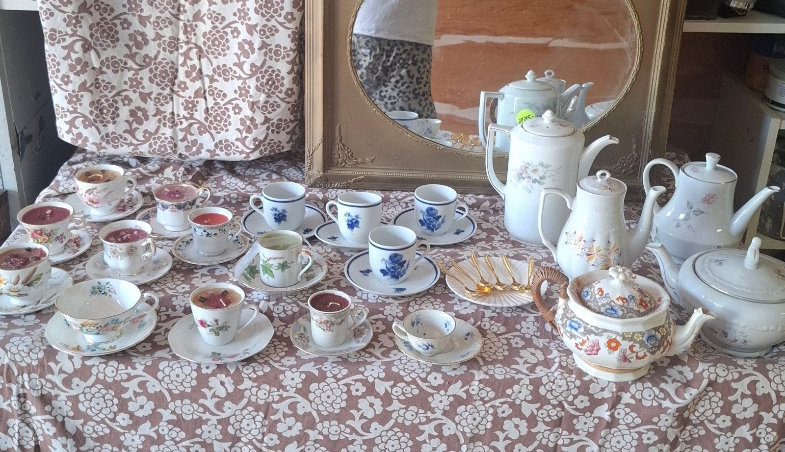doos met viintage Porselein Servies - Diverse Stijlen, Antiek en Kunst, Ophalen of Verzenden