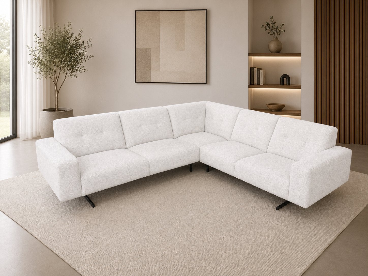 GRATIS LEVERING | MONTEL TRAFFIC HOEKBANK | GEREINIGD, Huis en Inrichting, Banken | Bankstellen, 250 tot 300 cm, Hoekbank, Ophalen of Verzenden