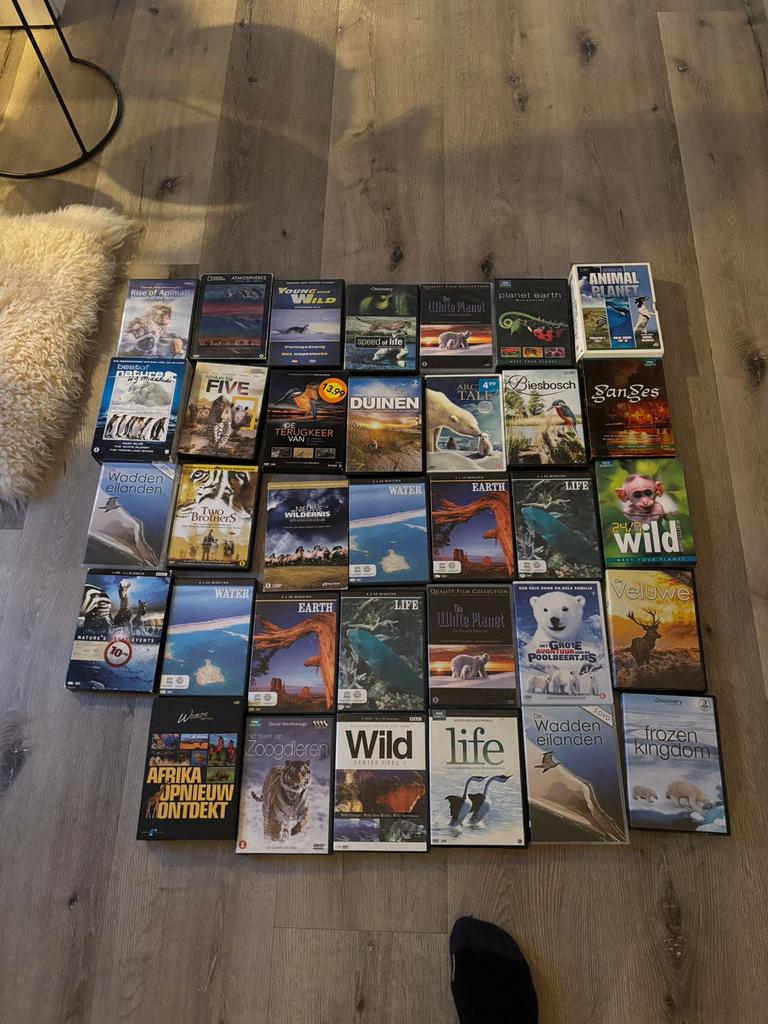 Diverse dieren dvd’s (National Geographic, Animal Planet), Alle leeftijden, Ophalen of Verzenden, Gebruikt, Natuur