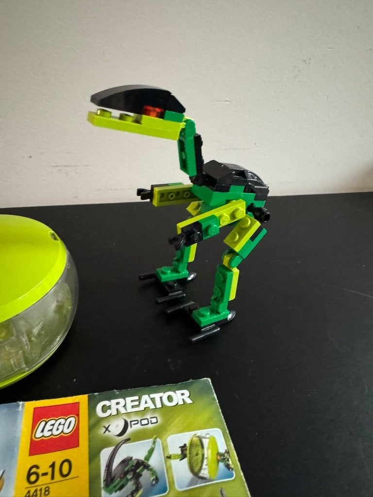 Lego Creator X-Pod 4418 - Groene Dinosaurus, Gebruikt, Lego, Inclusief instructies, Ophalen of Verzenden