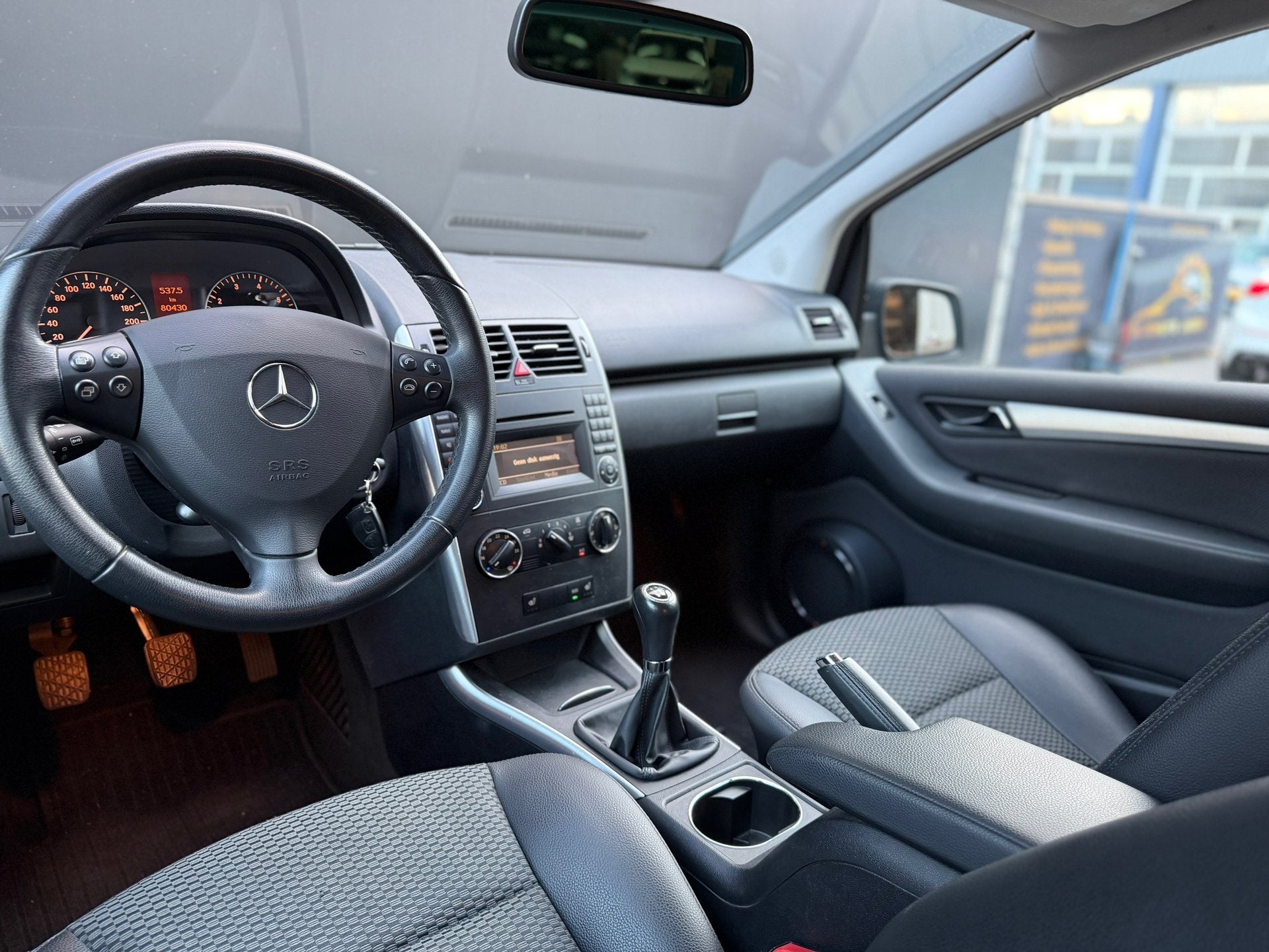 Mercedes-Benz A-klasse 160 BlueEFFICIENCY Business Class Ava, Voorwielaandrijving, Euro 5, Zwart, Leder en Stof