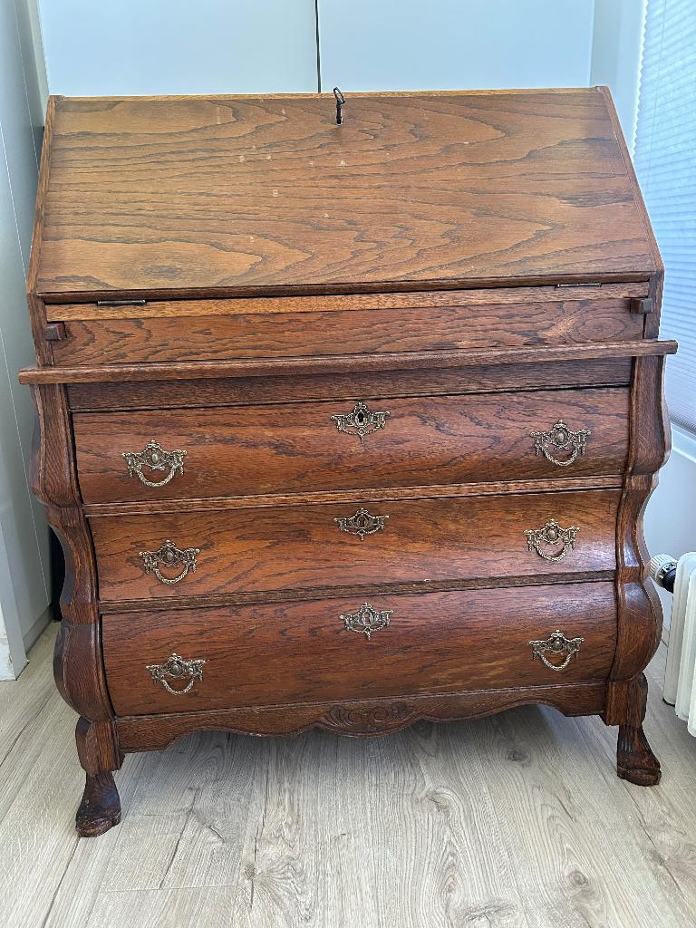 Secretaire bureau, Huis en Inrichting, Ophalen, Met lades, Zo goed als nieuw, Secretaire
