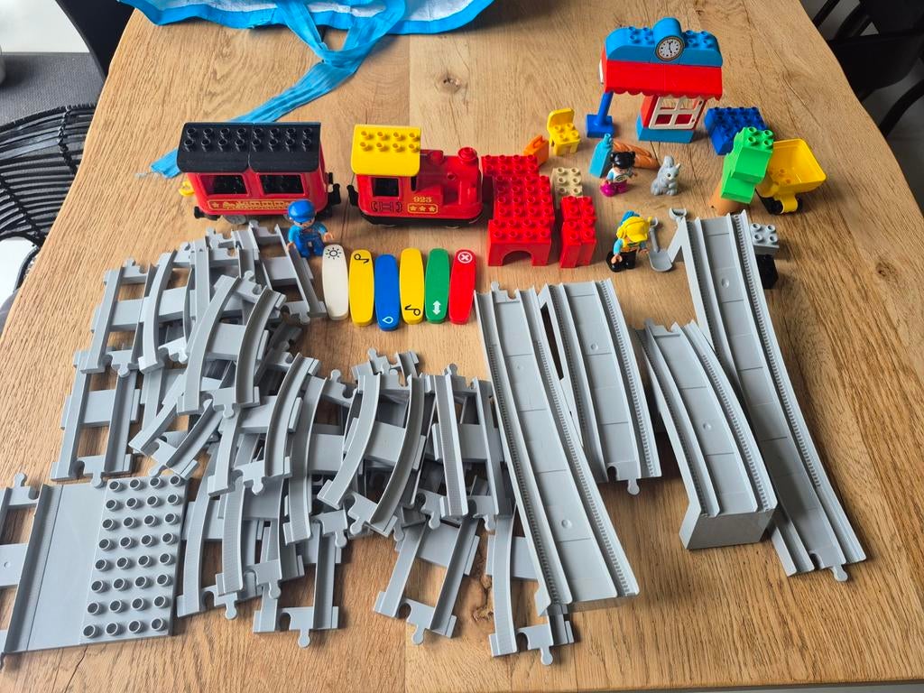 LEGO Duplo Treinset (10872 en 10874), Ophalen of Verzenden, Gebruikt, Overige merken