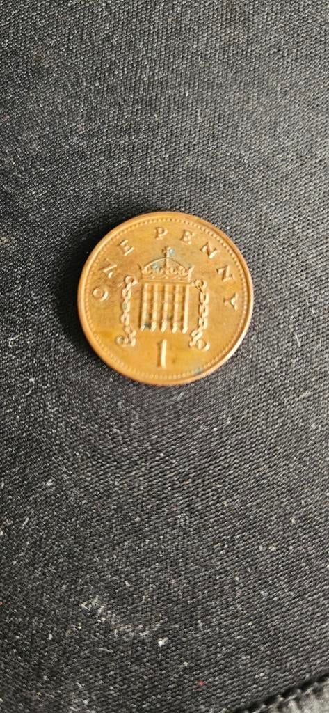 Britse One Penny munt 2001, Ophalen of Verzenden