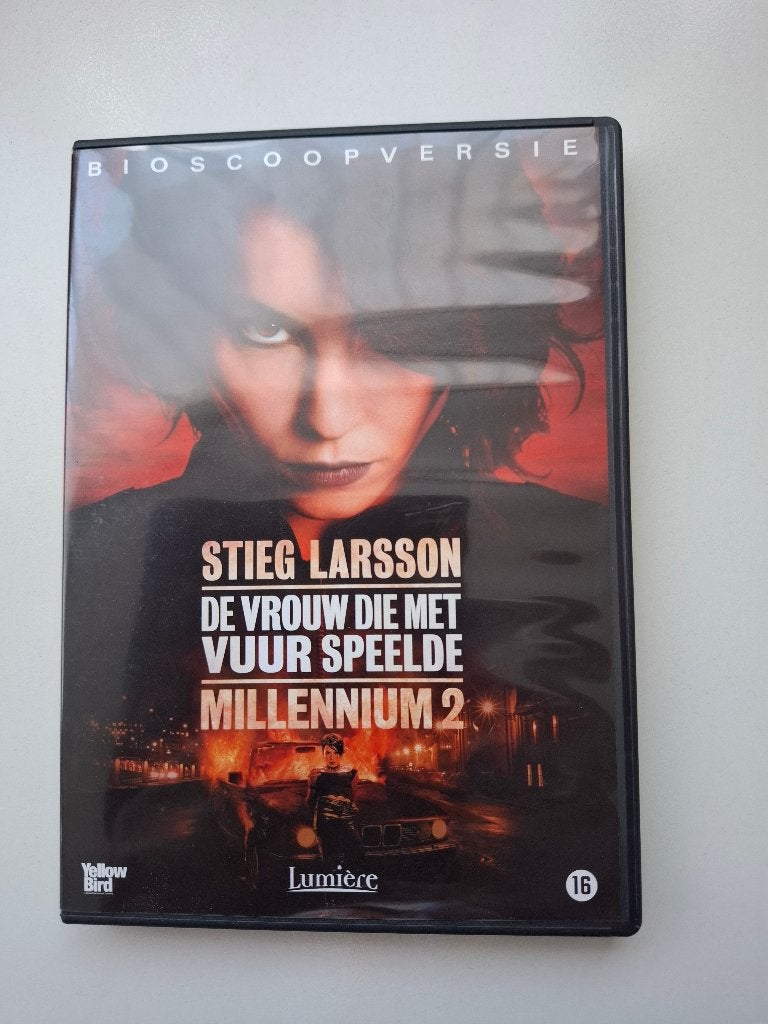 3 DVD's van Stieg Larsson aangeboden., Cd's en Dvd's, Alle leeftijden, Ophalen of Verzenden, Zo goed als nieuw
