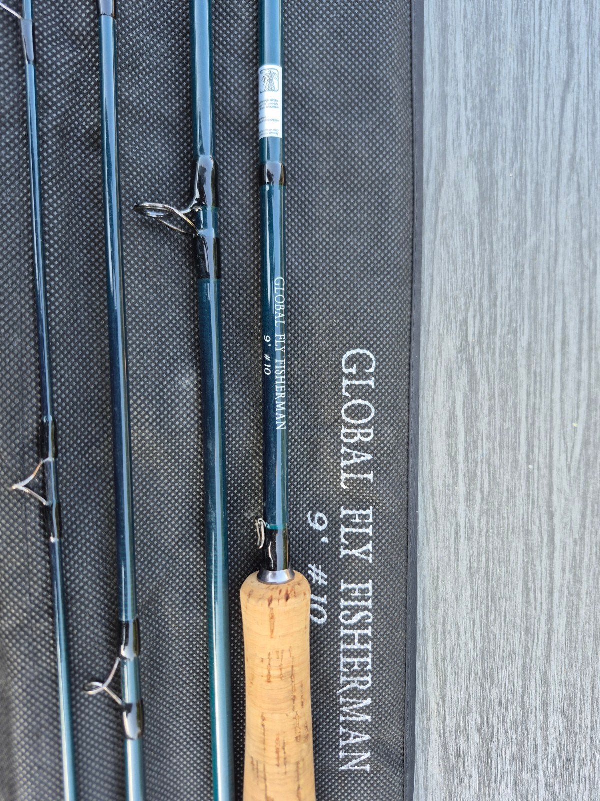 Global Fly Fisherman Vliegvishengel 9' #10, Watersport en Boten, Ophalen, Zo goed als nieuw, Werphengel