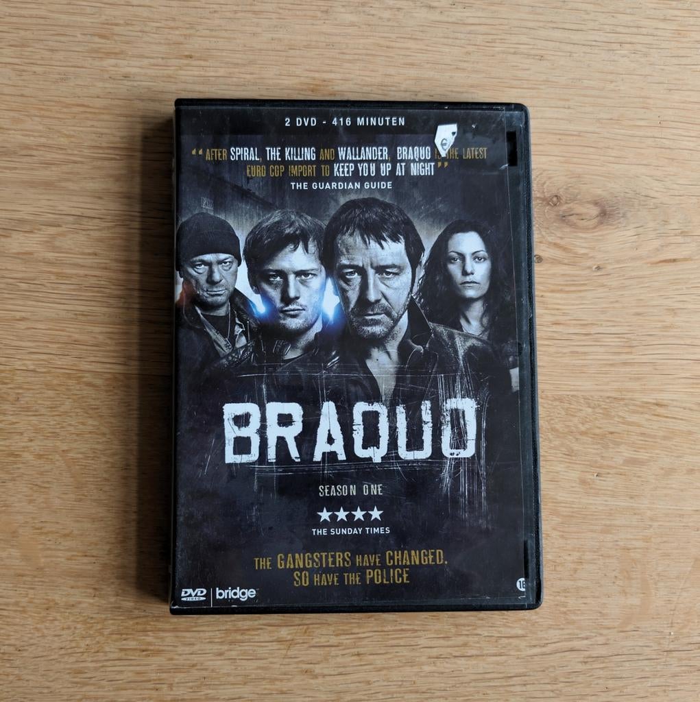 Braquo Seizoen 1 (2009) DVD, Franse Politie Serie, Ophalen of Verzenden