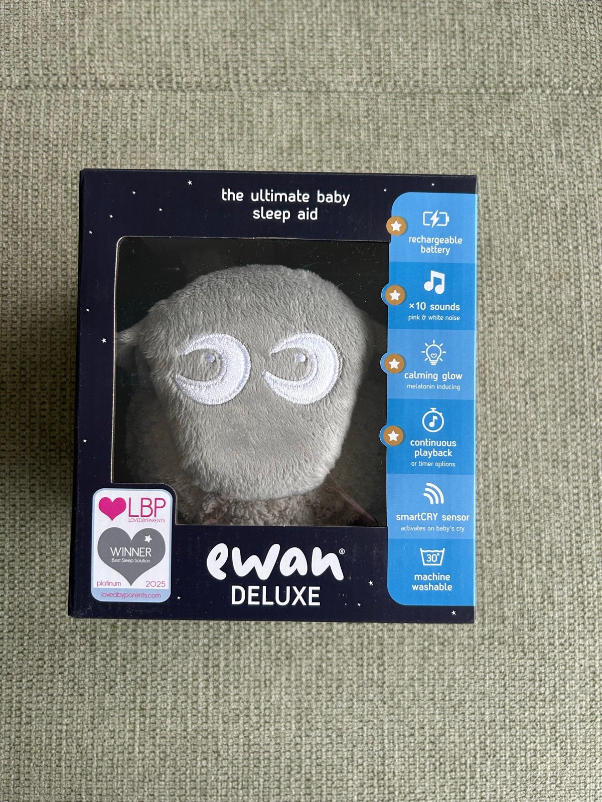 Ewan Deluxe schaap slaaphulp voor baby's - Nieuw, Ophalen of Verzenden, Nieuw, Overige typen, Met licht