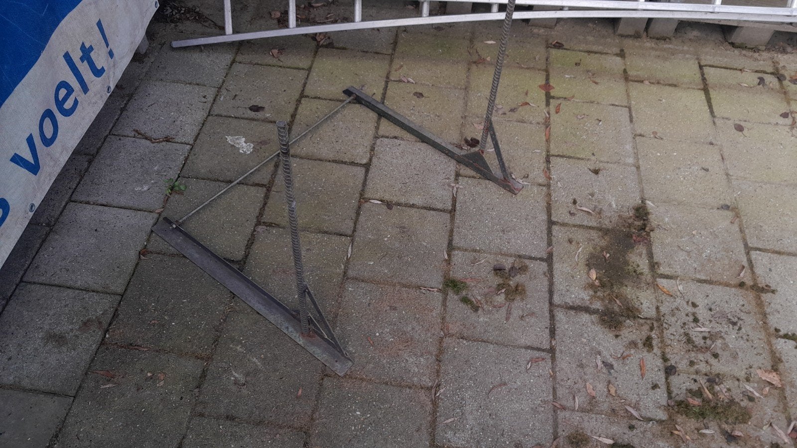 opslag keer beugel aanhanger bagagewagen opslagbeugel opslag, Ophalen, Gebruikt