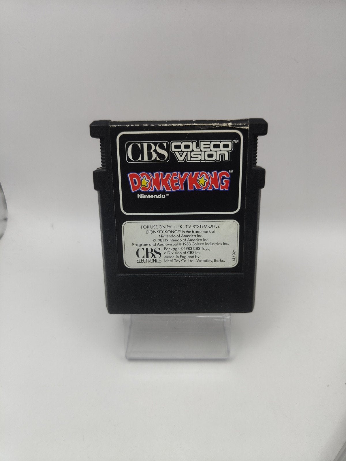 Donkey Kong (CBS ColecoVision) - Retro Game Cartridge, Spelcomputers en Games, Gebruikt, ., 1 speler, CBS Electronics / Ideal Toy Co. Ltd.