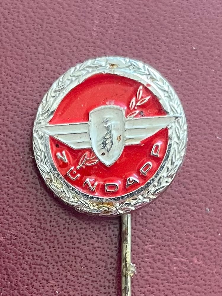 Vintage Speldje:  zündapp, Ophalen of Verzenden, Gebruikt, Overige onderwerpen, Speldje of Pin