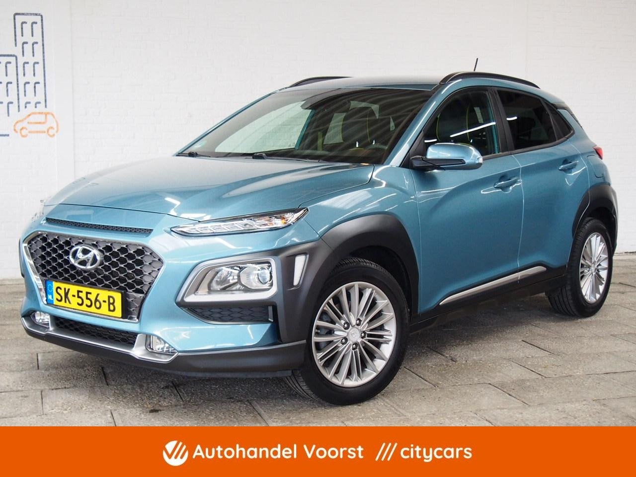 Hyundai Kona 1.0T Fashion Cruise Camera Trekhaak (APK:Nieuw), Voorwielaandrijving, Stof, Gebruikt, Met garantie (alle)