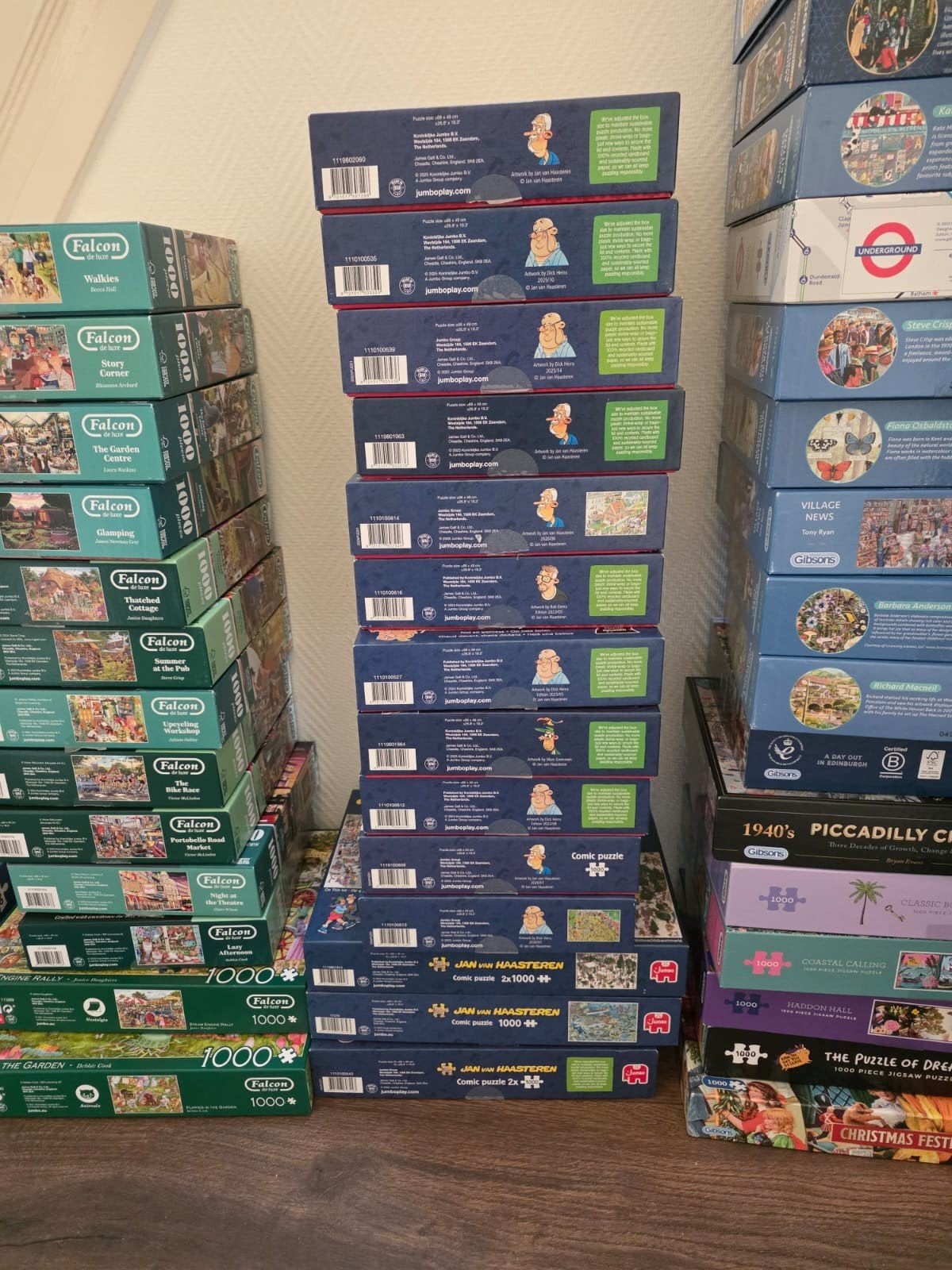 50 legpuzzels in een koop, Hobby en Vrije tijd, Ophalen, 500 t/m 1500 stukjes, Zo goed als nieuw