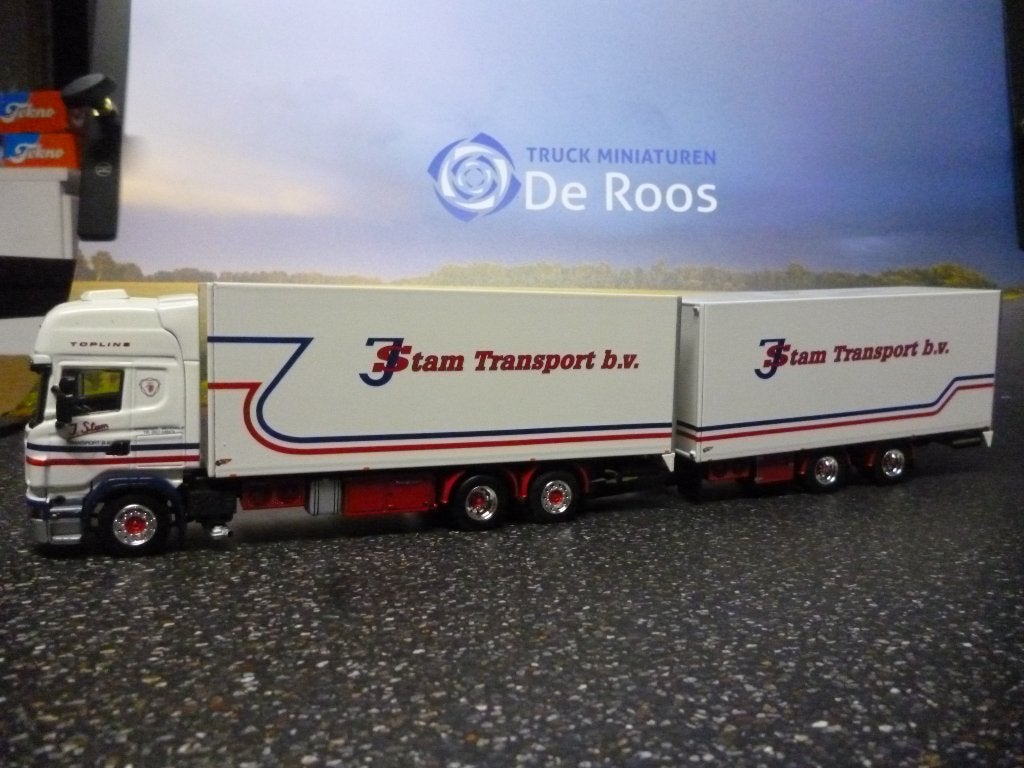 WSI Scania R 440 combi J. Stam, Hobby en Vrije tijd, Ophalen of Verzenden, Nieuw, Bus of Vrachtwagen, Wsi