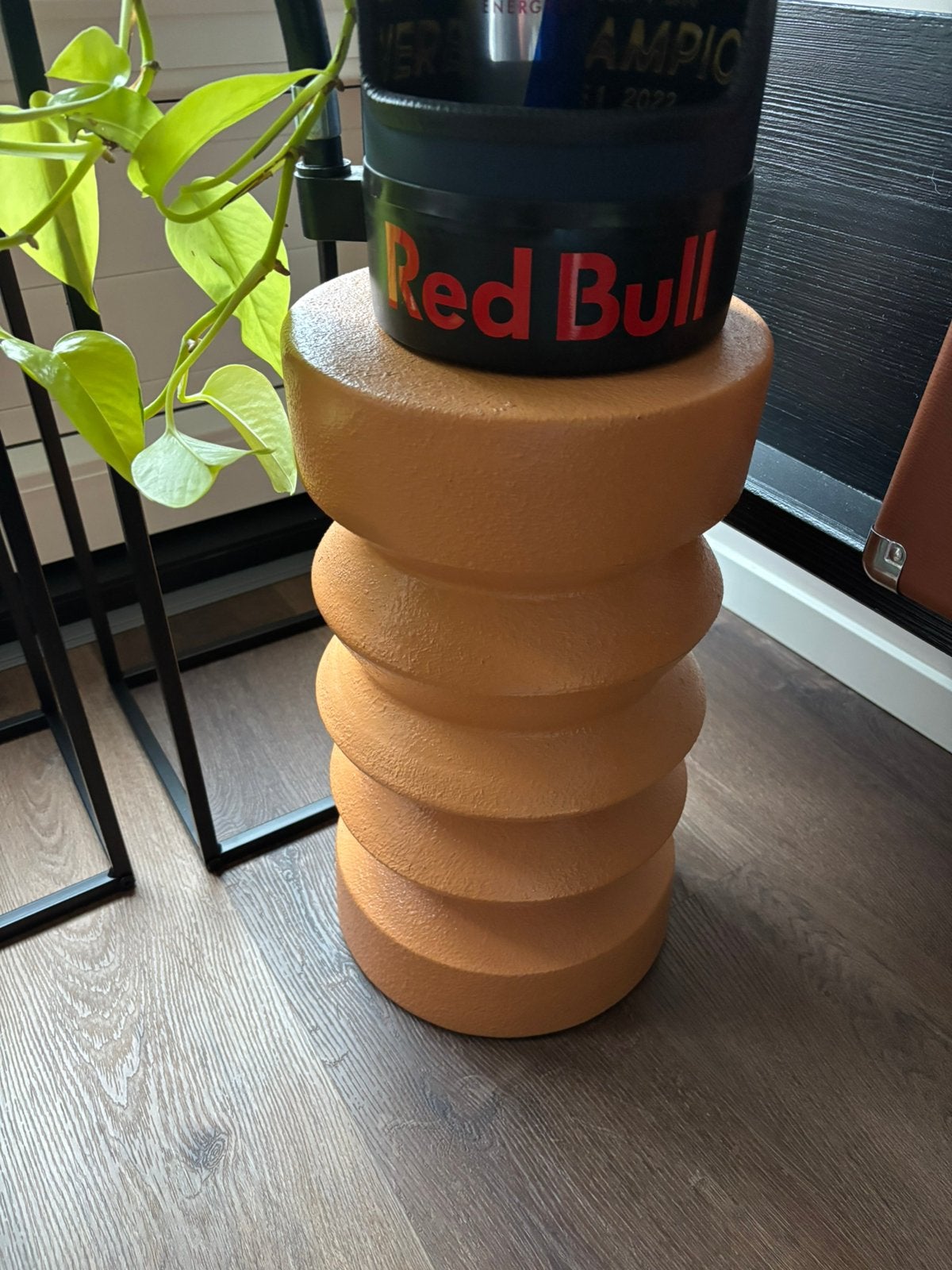 Stoneware bijzettafel van HKliving, Minder dan 55 cm, Rond, Zo goed als nieuw, Ophalen