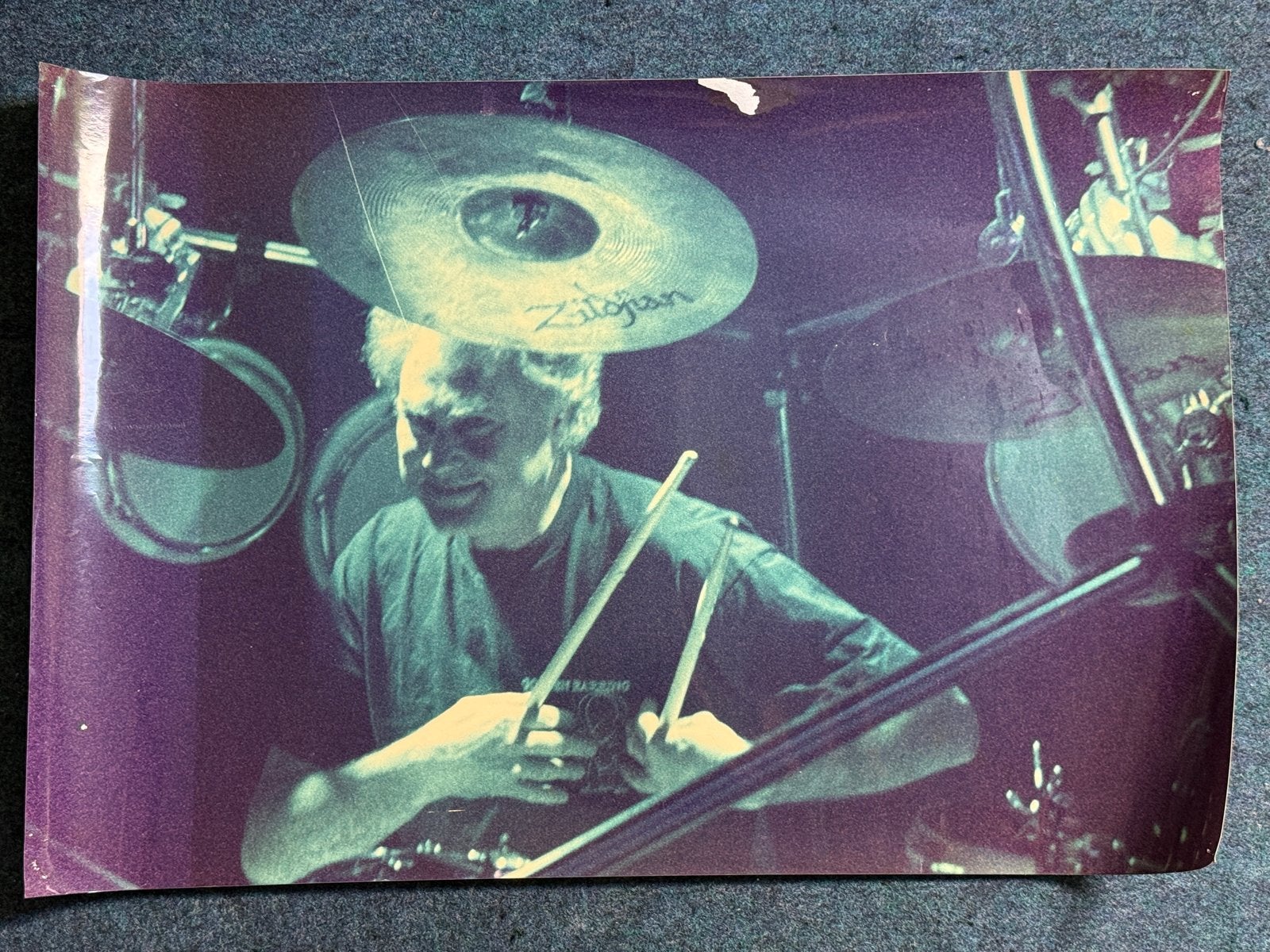 Poster Cesar Zuiderwijk (op echt fotopapier) Golden Earring, Ophalen of Verzenden, Gebruikt, Overige merken