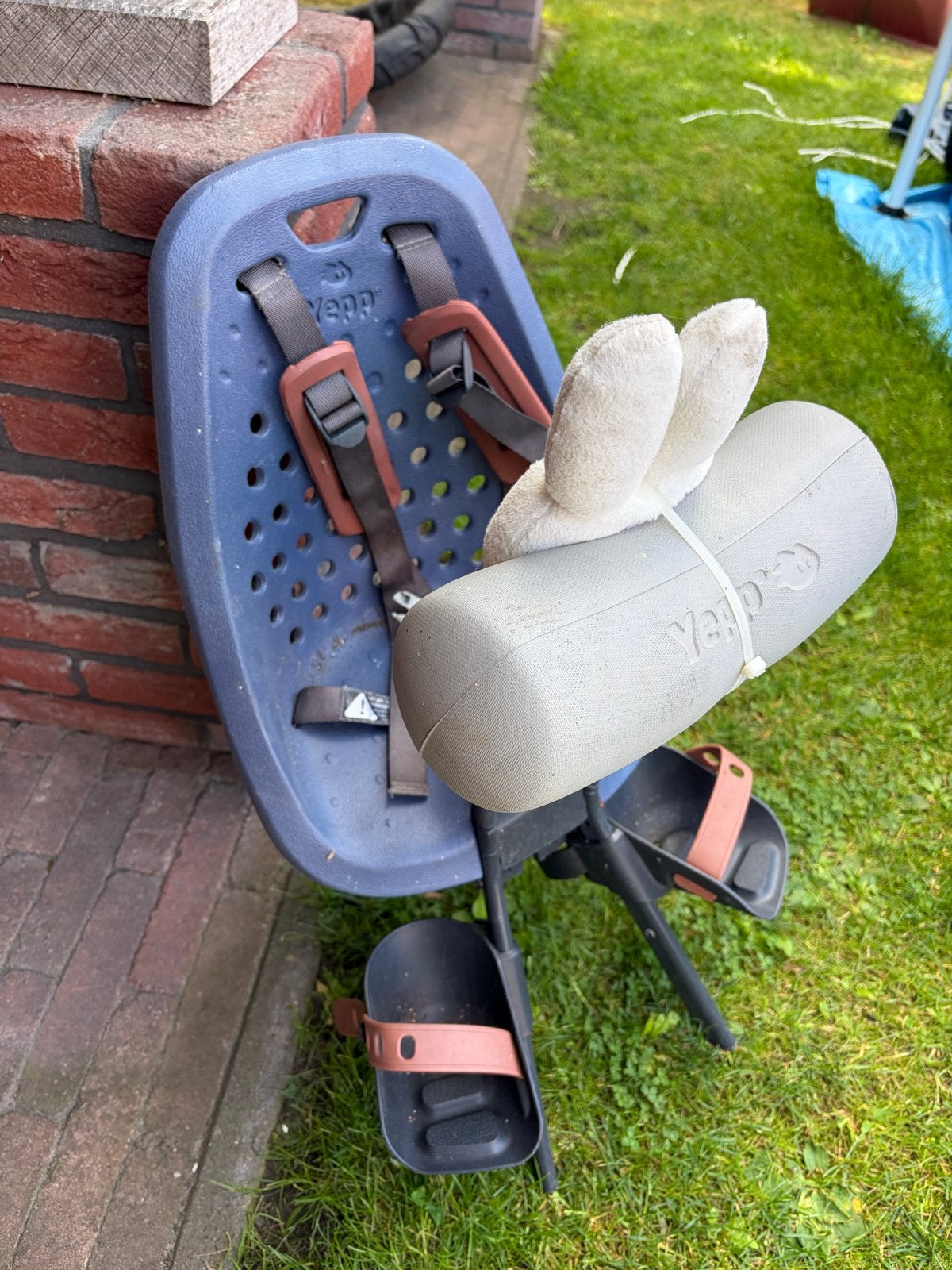 Yepp Voorzitje met windscherm en montageset, Fietsen en Brommers, Ophalen, Gebruikt, Voorzitje
