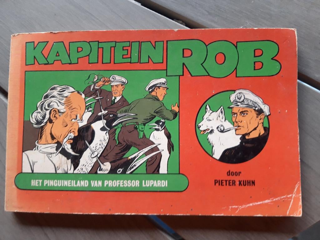 Kapitein Rob - 2 delen - heruitgaven 1977  - NOSTALGIE, Boeken, Ophalen of Verzenden, Zo goed als nieuw, Meerdere stripboeken