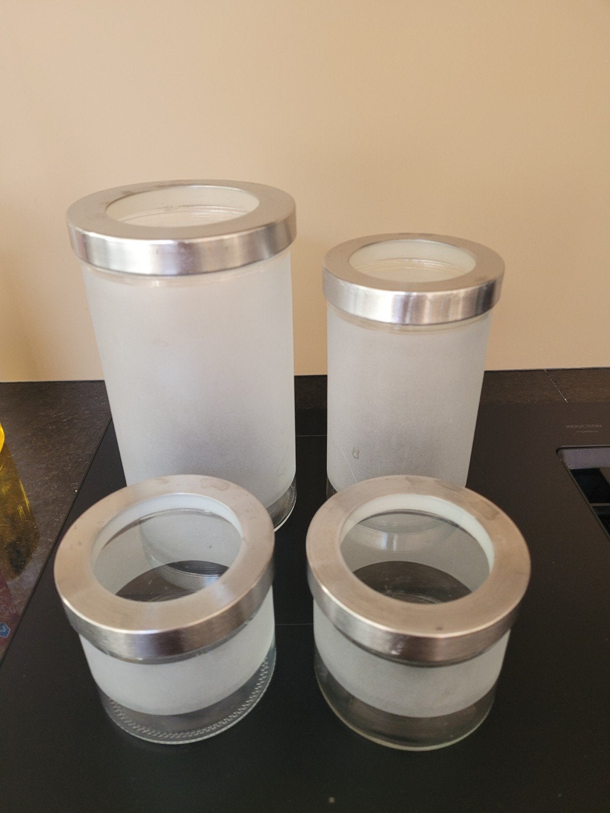 Voorraad potten, Ophalen of Verzenden, Glas, Pot, Bus of Blik