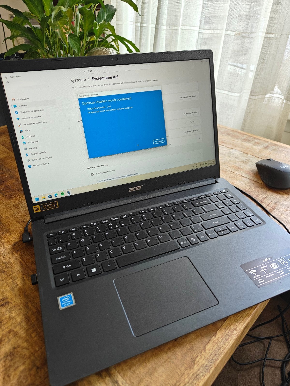 Acer Aspire 3 A315-34-P2K3, Computers en Software, Ophalen, Gebruikt, 8 GB, Silver