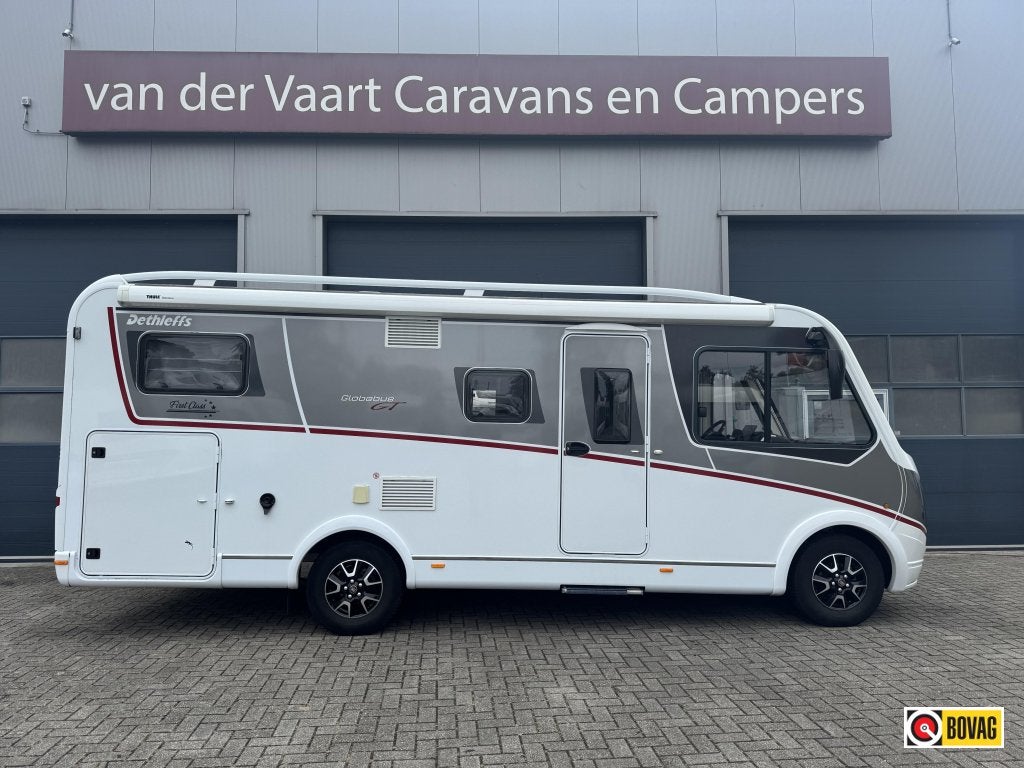 Dethleffs Globebus I6 GT 1e Eigenaar Nieuwstaat Automaat, Caravans en Kamperen, Fiat, Bedrijf, Diesel, Dethleffs