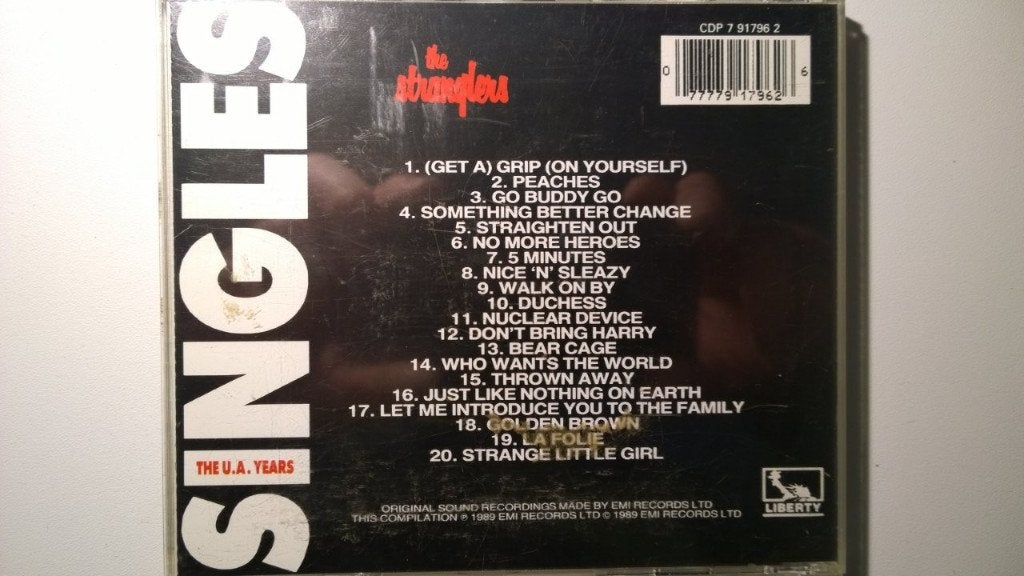 The Stranglers - Singles (The U.A. Years), Ophalen of Verzenden, Zo goed als nieuw, Poprock, Album