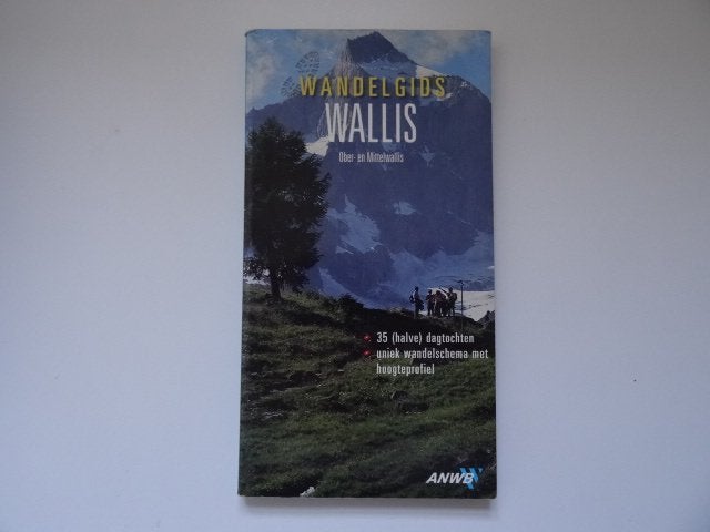 anwb wandelgids Wallis (Zwitserland), Gelezen, Fiets- of Wandelgids, Europa, Ophalen of Verzenden