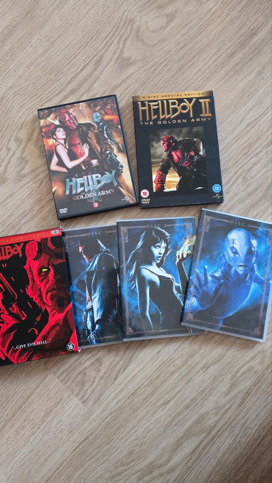 Hellboy DVD Set: Director's Cut & The Golden Army, Vanaf 16 jaar, Speciale editie, Actie, Engels