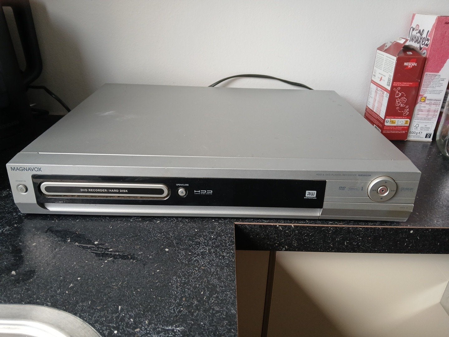 Magnavox HDD & DVD Recorder MRV810H met harddisk, Overige merken, Gebruikt, Met harddisk, Dvd-recorder
