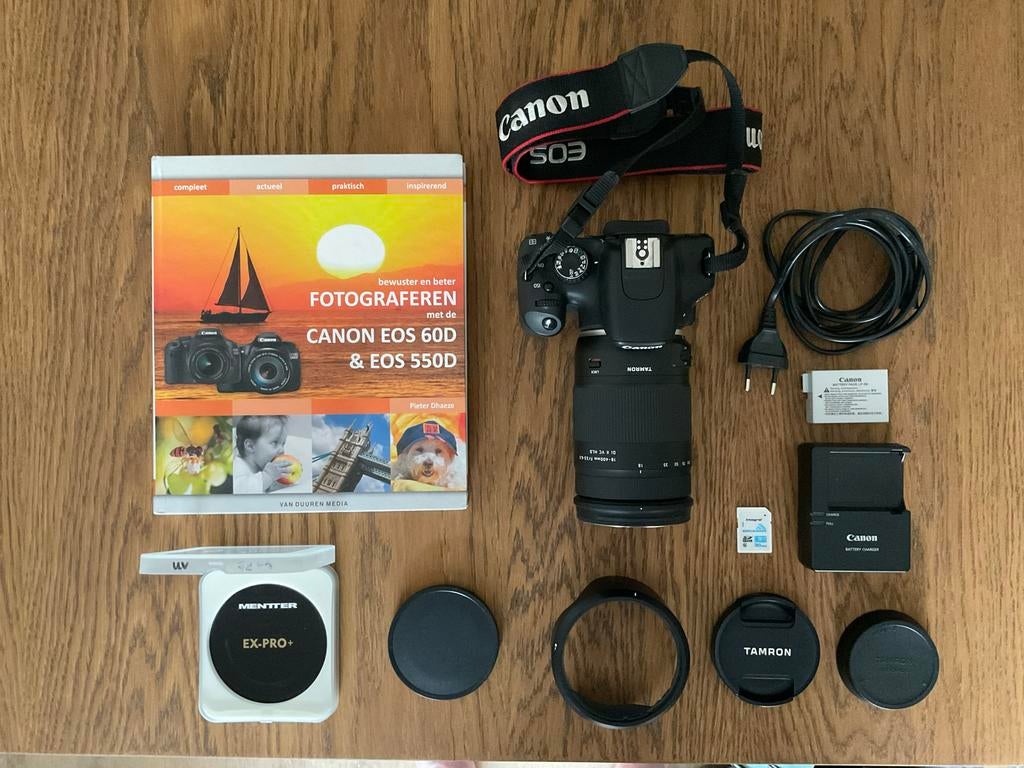 Canon EOS 550D met Tamron 18-400mm lens, Ophalen, Spiegelreflex, Canon, Zo goed als nieuw