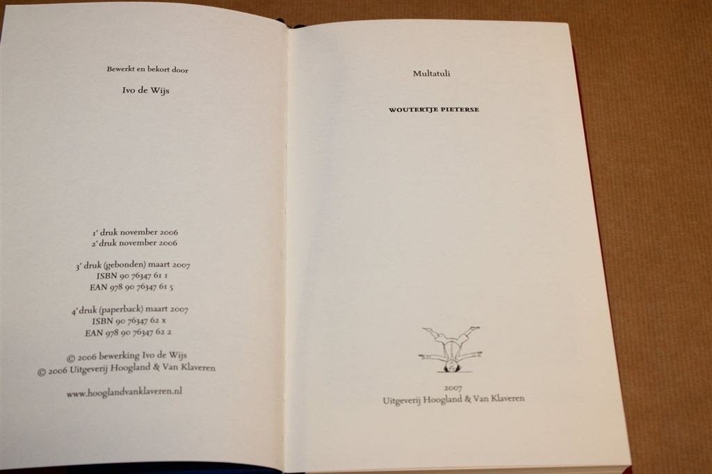 Woutertje Pieterse — Multatuli, Bewerking Ivo de Wijs 2007, Ophalen of Verzenden, Gelezen
