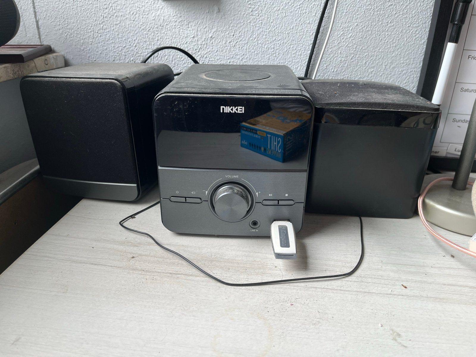 Nikkei Microset met CD-speler, radio en USB-aansluiting, Gebruikt, Microset, Cd-speler, Ophalen