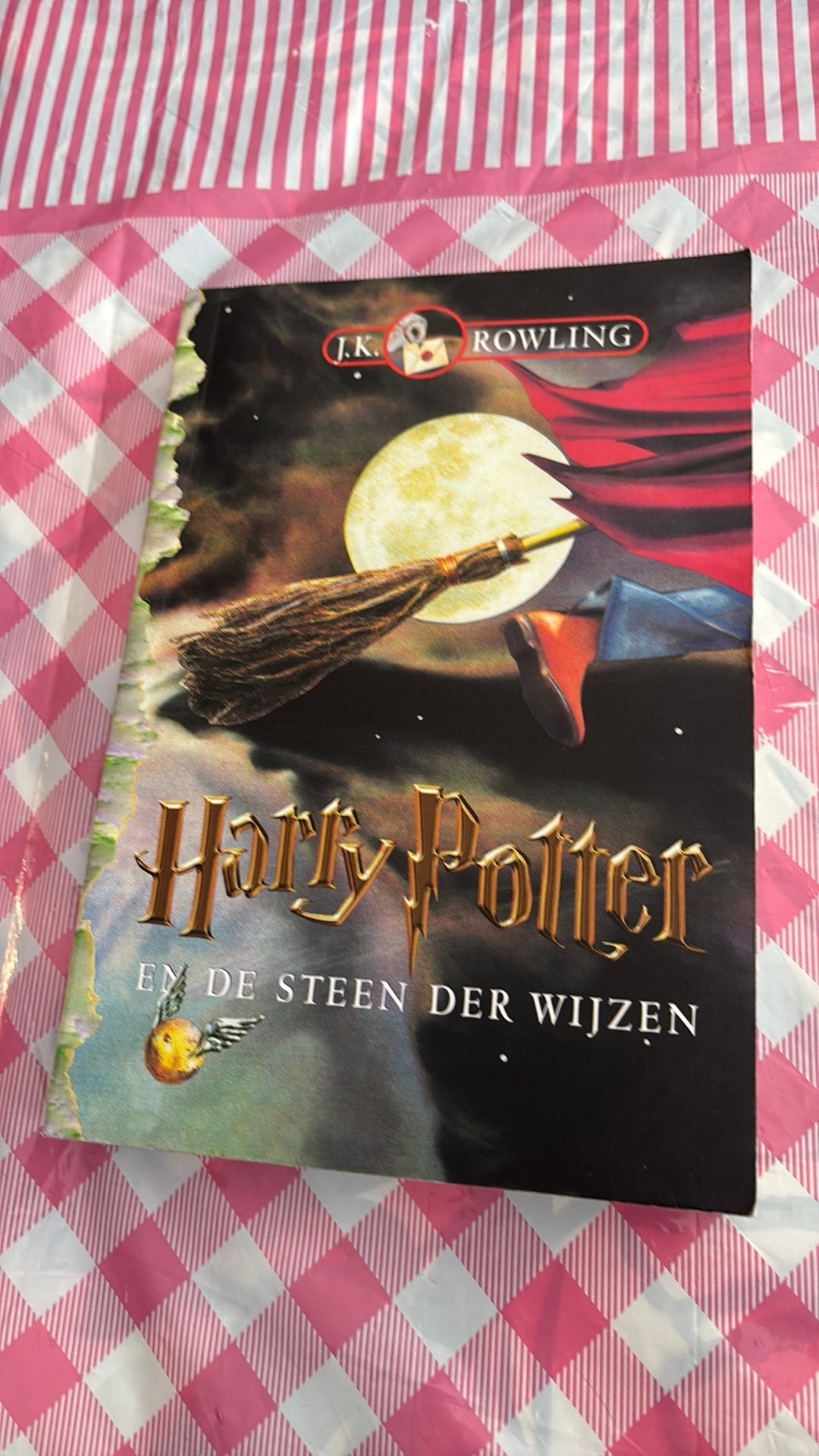 Harry Potter en de steen der wijzen, Ophalen of Verzenden, Zo goed als nieuw, Boek of Poster