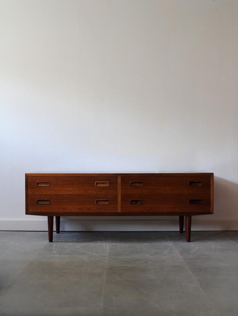 Vintage Deense ladekast door Hundevad, 100 tot 150 cm, Onbekend, Ophalen of Verzenden, Zo goed als nieuw