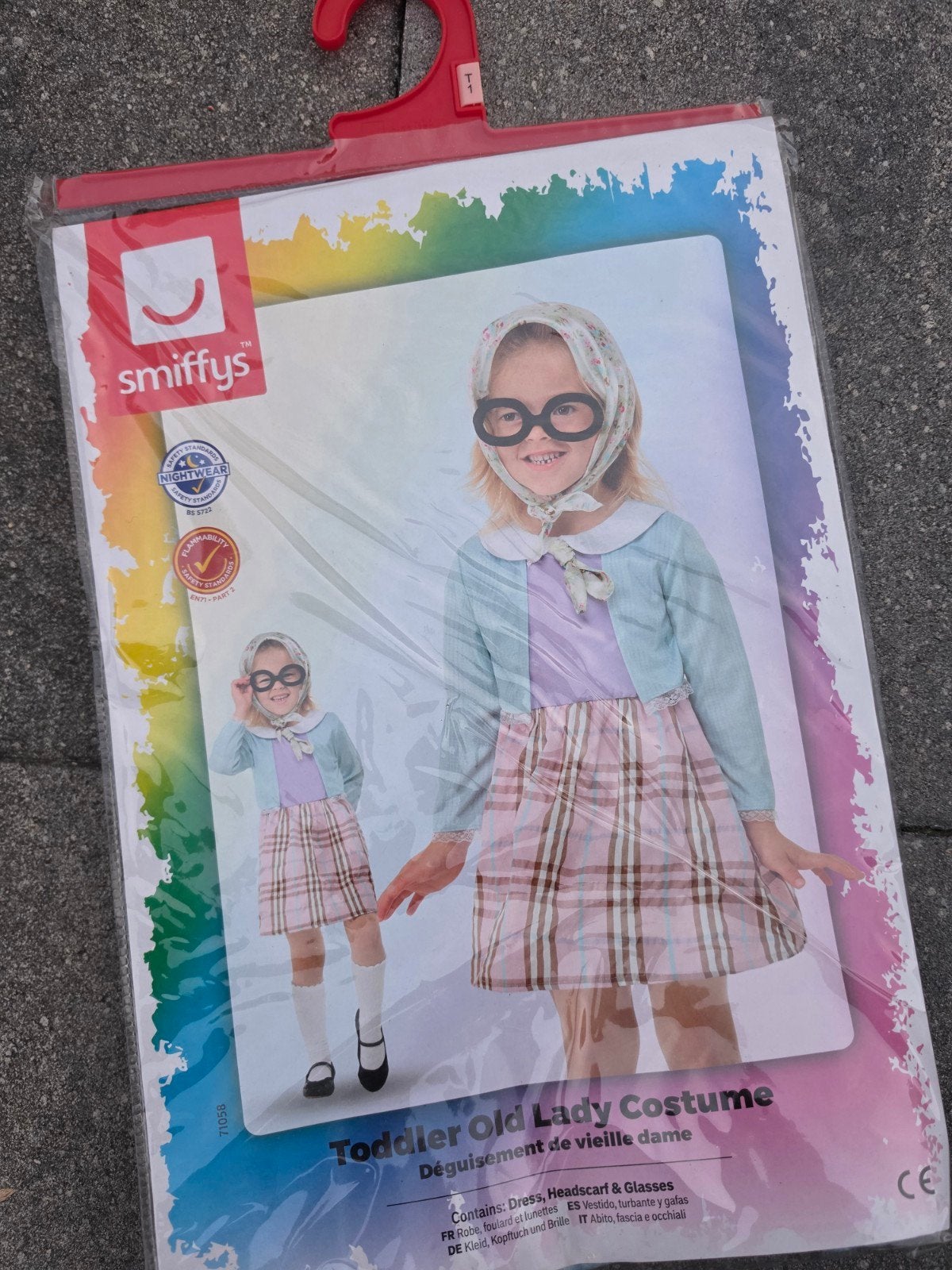 Nieuw! Old lady outfit maat 1-2 jaar, Ophalen of Verzenden, Nieuw, Jongen of Meisje