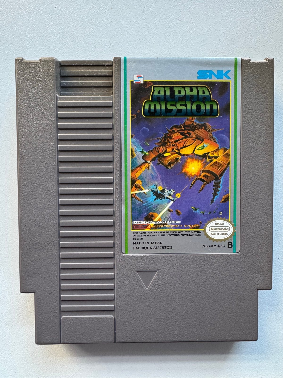 Alpha Mission NES Game Cartridge - Klassieke Shooter, Gebruikt, Shooter, 1 speler, Ophalen of Verzenden
