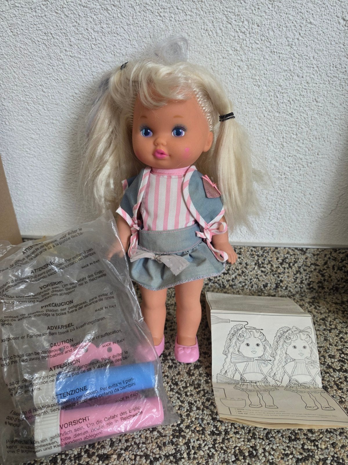 Vintage Mattel Li'l Miss Dress Up Pop met boekje, Ophalen of Verzenden, Gebruikt, Overige typen