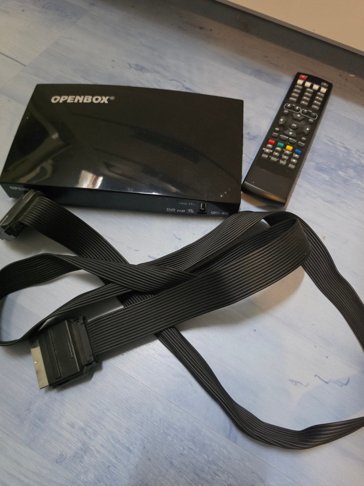 Openbox V8S Plus DVB HD Media Center met Afstandsbediening, Ophalen of Verzenden, Gebruikt, Decoder