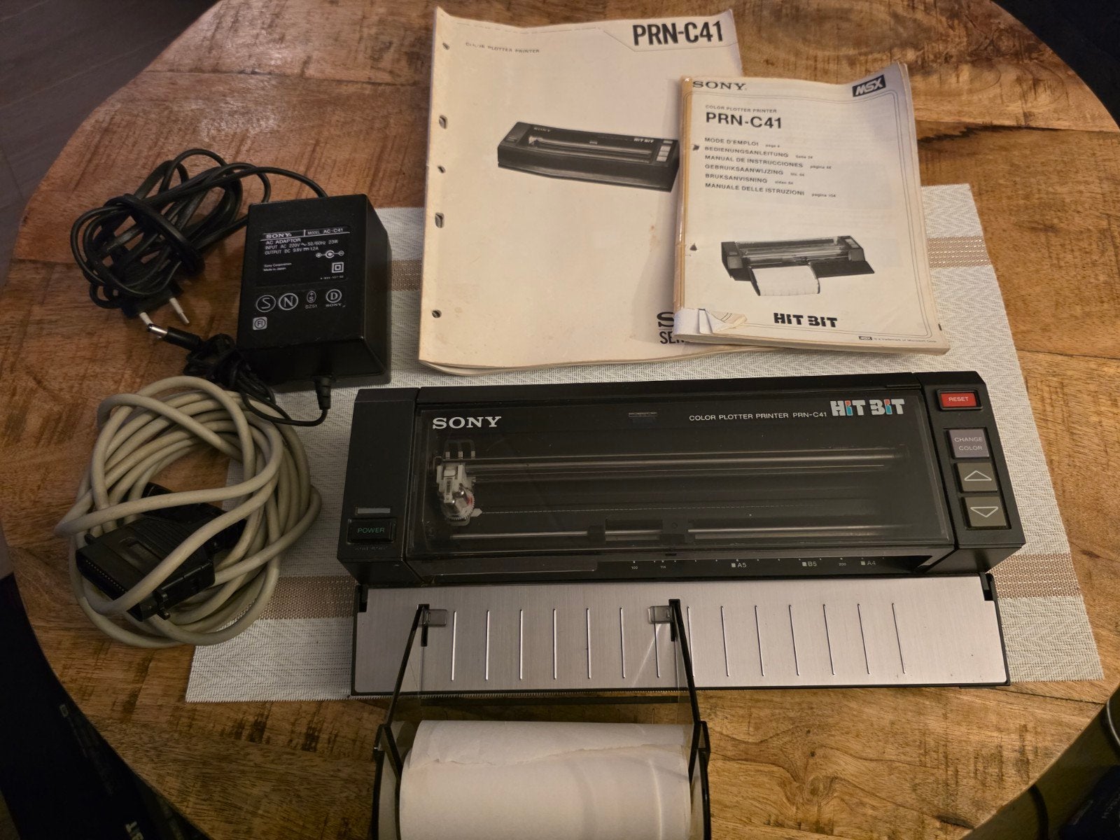 Sony PRN-C41 Color Plotter Printer - Vintage MSX Printer, Computers en Software, Gebruikt, Printer, Kleur printen, Ophalen of Verzenden
