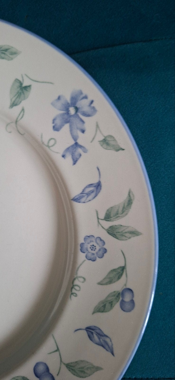 Blueberry borden Barratts 2 stuks, Antiek en Kunst, Antiek | Servies los, Ophalen of Verzenden