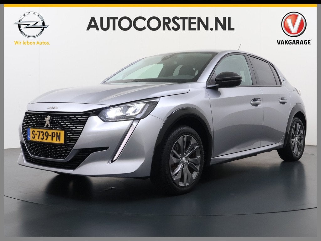 Peugeot e-208 EV 5Drs Allure Pack 50kWh SOH 90% 360°Camera, Auto's, Peugeot, 136 pk, Gebruikt, Zwart, 24 min