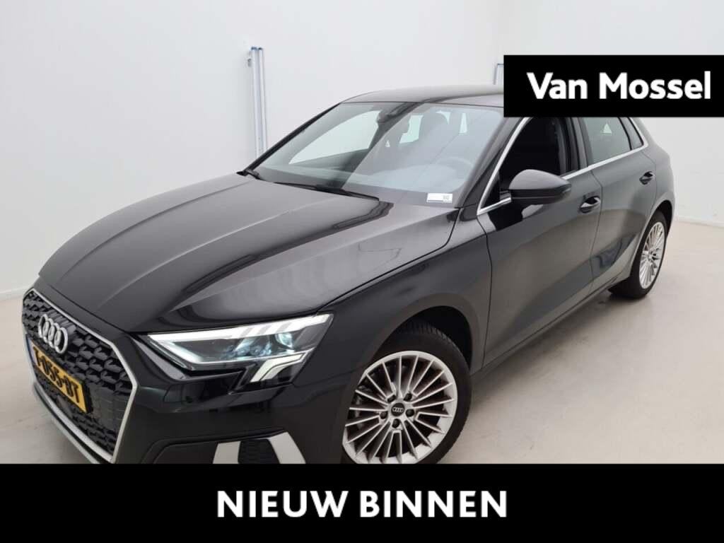 Audi A3 Sportback 30 TFSI Advanced edition, Auto's, Audi, 12 maanden, Stof, Gebruikt, Zwart
