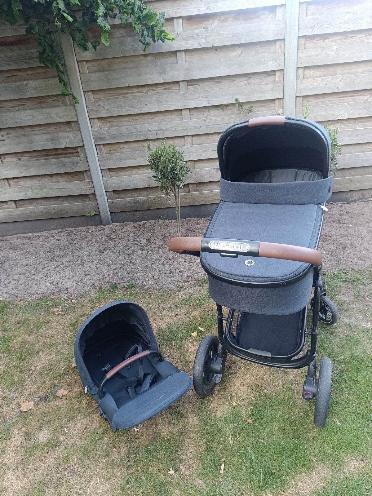 maxi cosi plaza plus kinderwagen, Ophalen