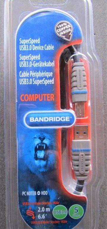 Partij aanbieding 20 stuks: USB 3.0 kabel A-B 2 meter, Computers en Software, Pc- en Netwerkkabels, Ophalen of Verzenden, Nieuw