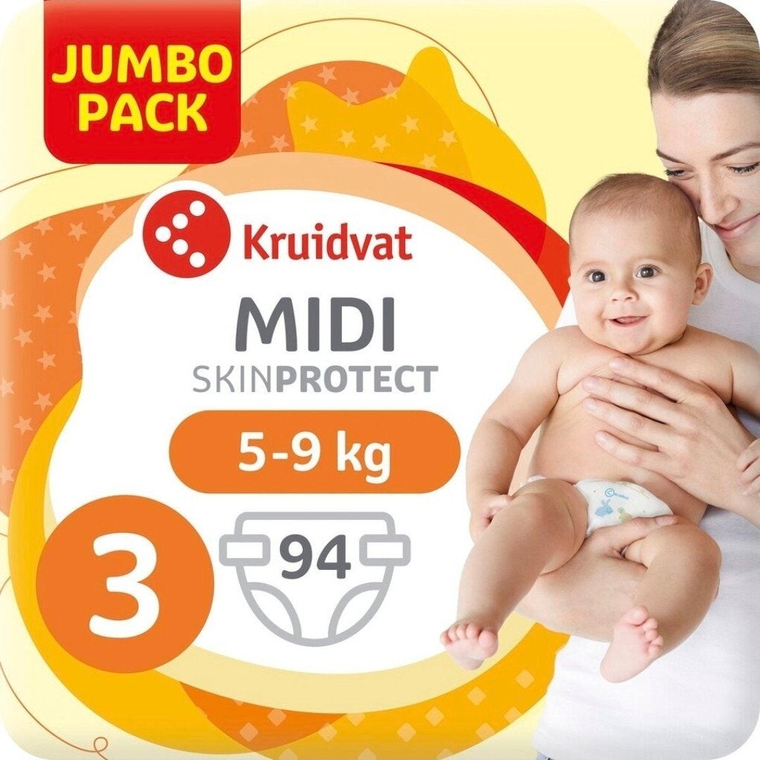 Kruidvat Luiers Maat 3 (5-9 kg) half pak, Ophalen, Nieuw