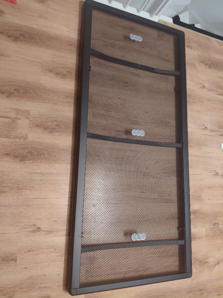 Spiraalbodem, Ophalen, 90 cm, Eenpersoons, Zwart