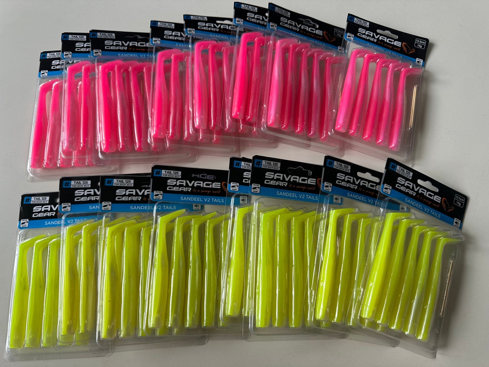 Savage gear sandeel 125 v2 tails nieuw 16 pakken, Ophalen, Zo goed als nieuw, Overige typen