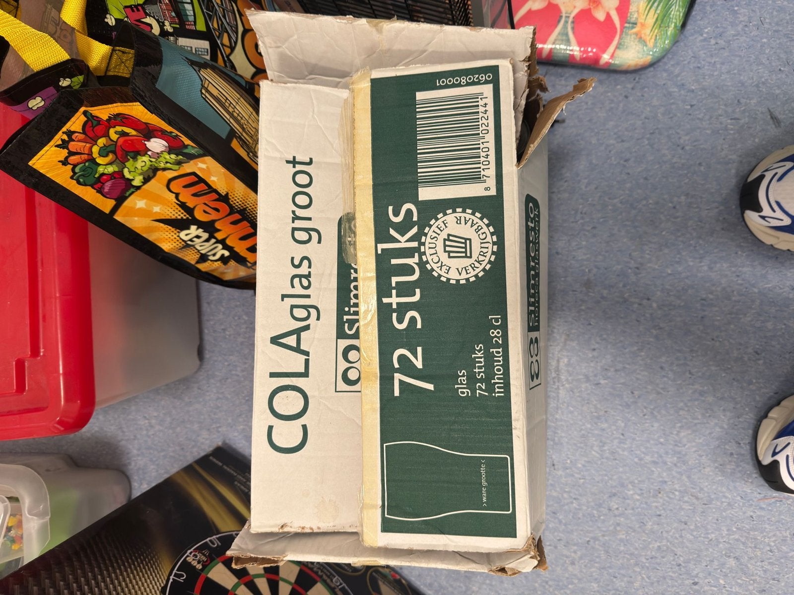 72 stuks Cola glazen - Groot formaat (28 cl), Huis en Inrichting, Overige typen, Ophalen, Nieuw, Glas