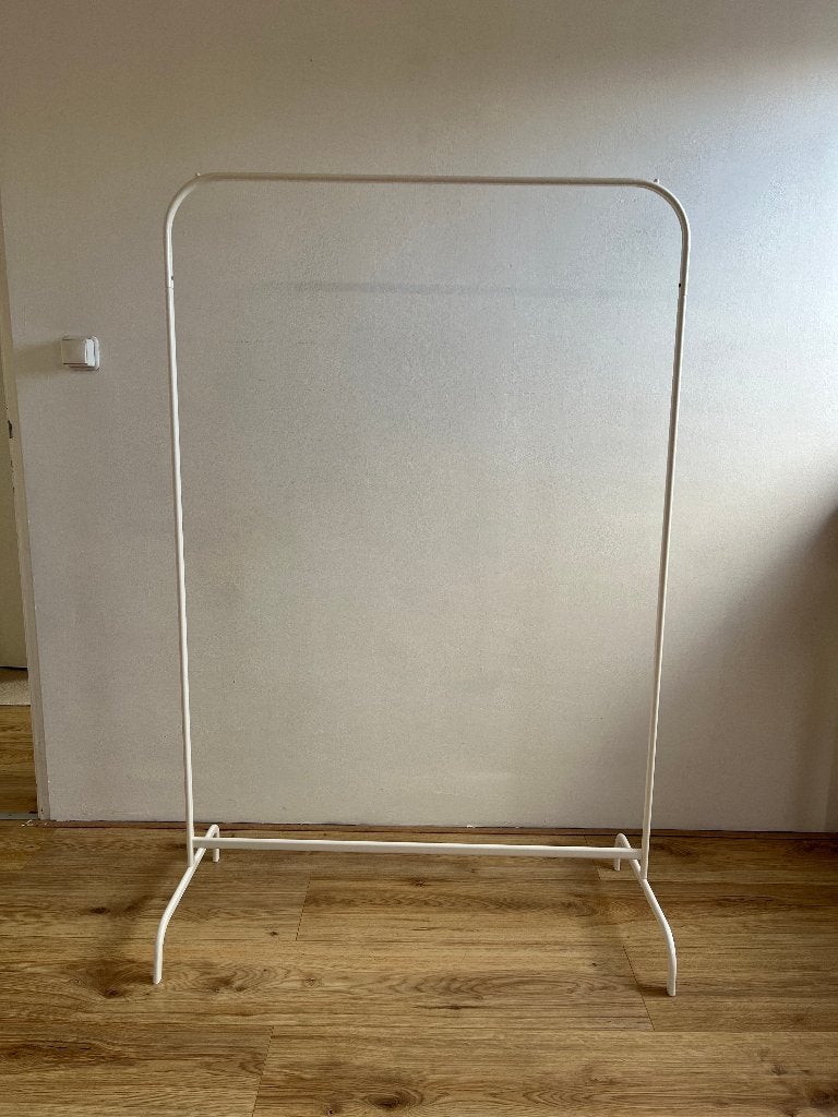 IKEA MULIG Kledingrek wit 99x152 cm (Zo goed als nieuw), Ophalen, Zo goed als nieuw