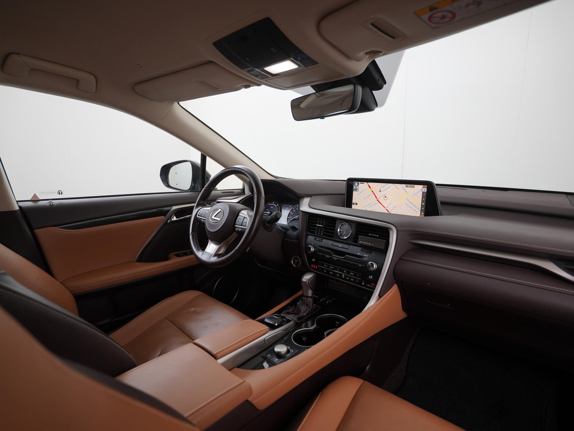 Lexus RX 450h 4WD Luxury Line | Leder | Camera | Memory Stoe, Auto's, Lexus, Automaat, Gebruikt, 138 €/maand, Bedrijf